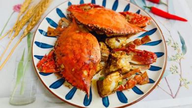 香辣梭子蟹做法：一道口感鲜美的海鲜佳肴