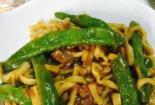 家常豆角焖面的制作方法